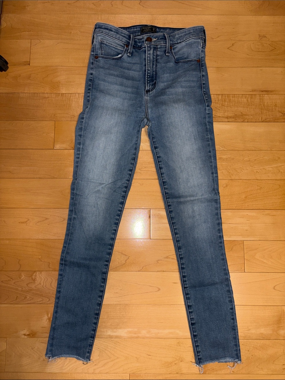 Blue High-Rise Skinny Women Jeans - Abercrombie & Fitch